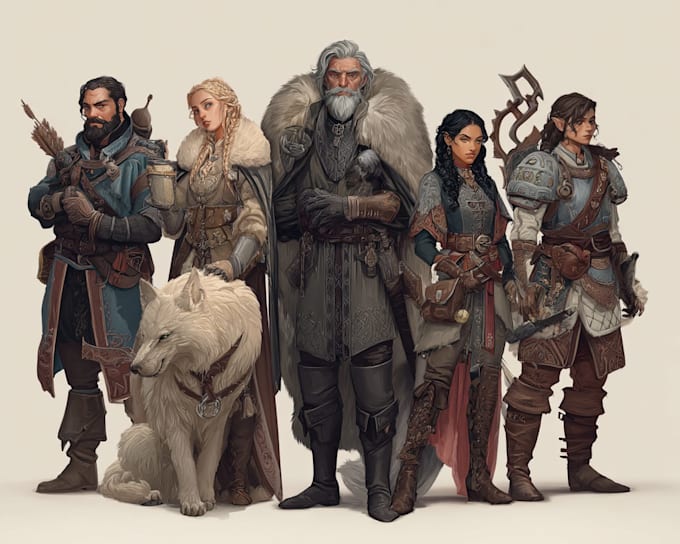 do dungeons and dragons, rpg party or any dnd character