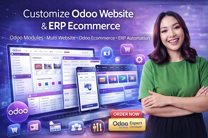 design professional odoo multi website and e commerce store