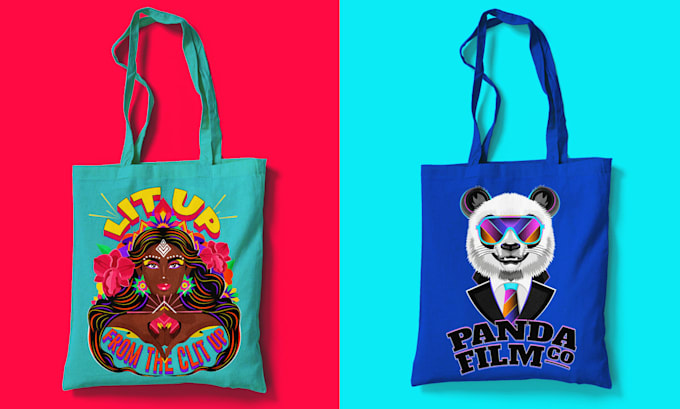 create a custom tote bag design