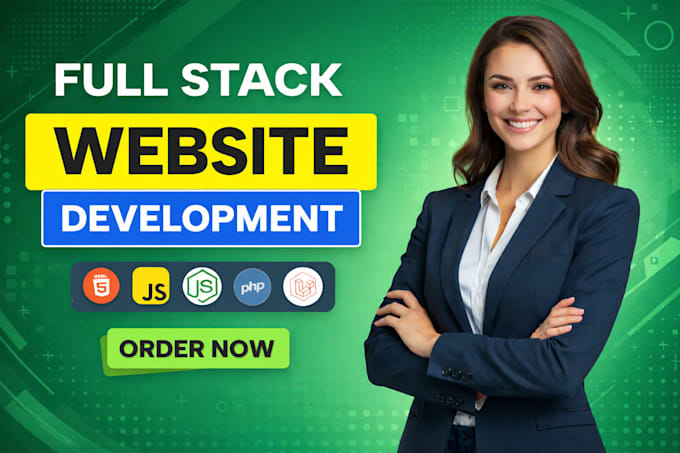 do full stack developer build custom website design and website development