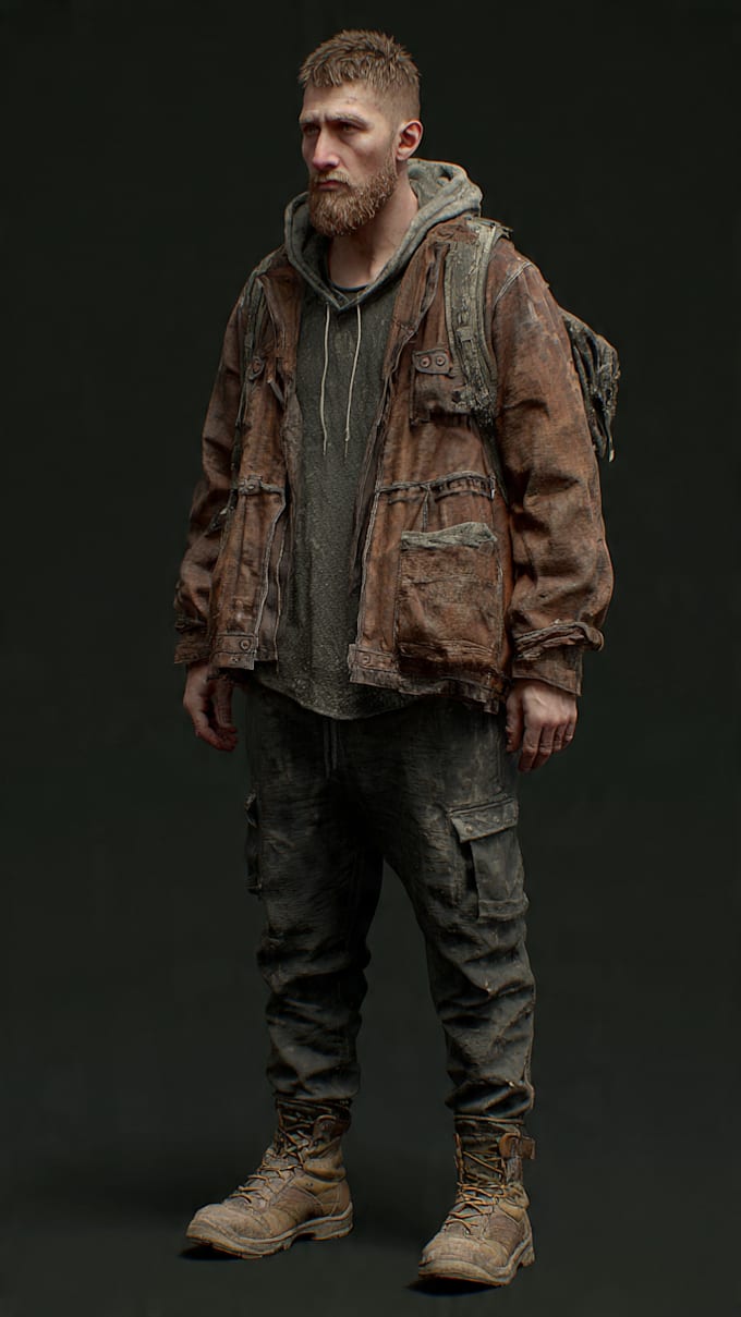 model 3d character for games and film