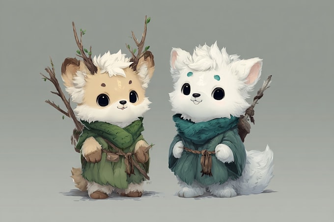 draw furry and cute art for you