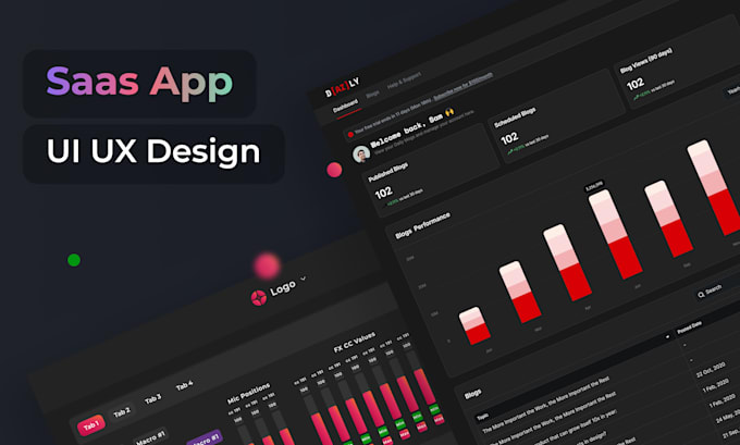 Do ui ux website design, ui ux saas dashboard design, mobile app design ...