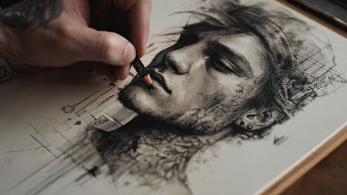 draw your tattoo sketch and design