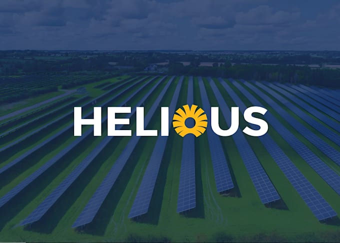 design solar panel energy and power electrician logo