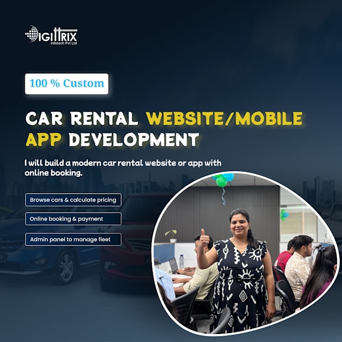 build a luxury car rental website
