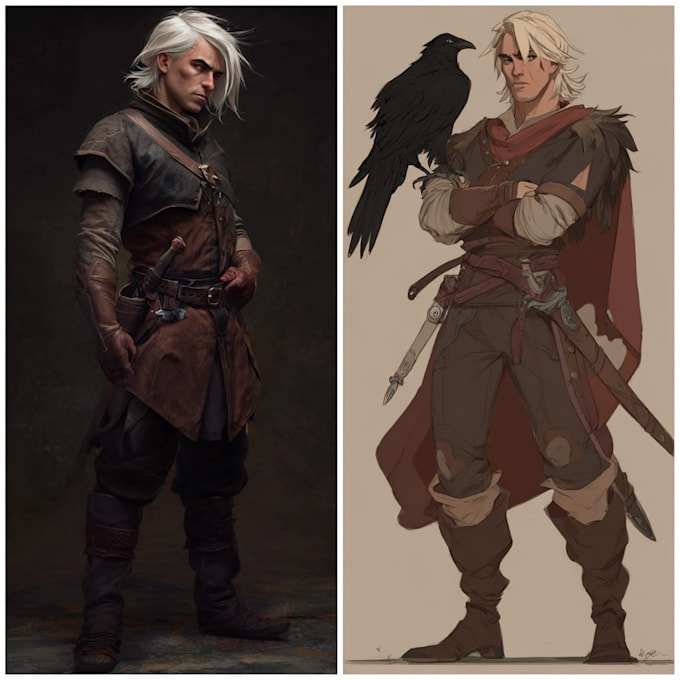 dnd character art and dnd character art