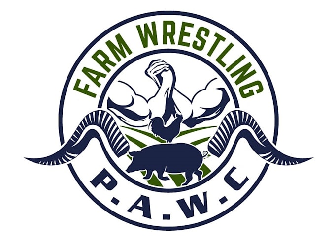 design a professional wrestling logo
