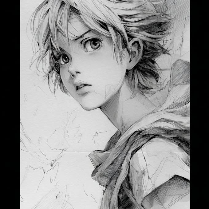 draw an amazing anime art illustration