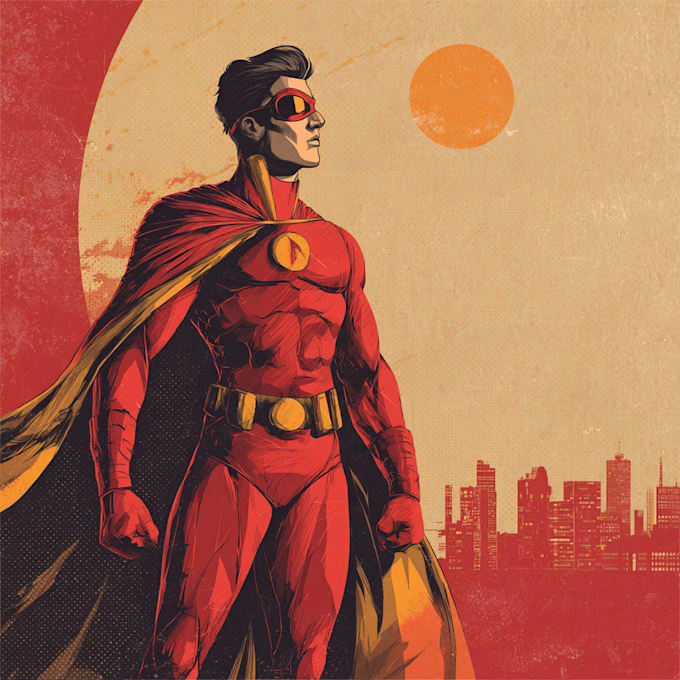 create a super hero comic character