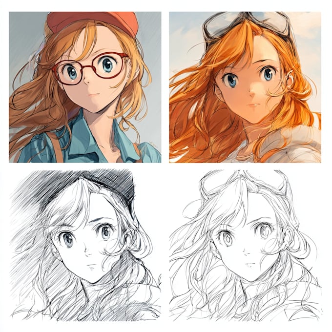 draw anime and manga illustrations