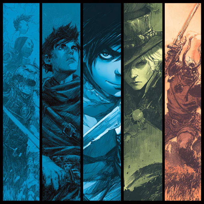 draw a custom cover art for your comic