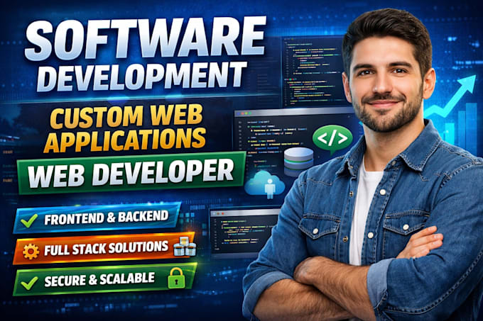 develop custom web applications and software as a professional web developer