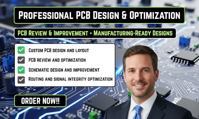 design your pcb and help you improve or optimize an existing design