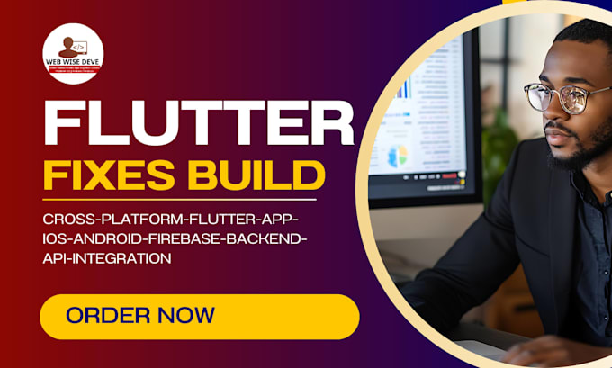 build cross platform flutter app ios android firebase backend api integration
