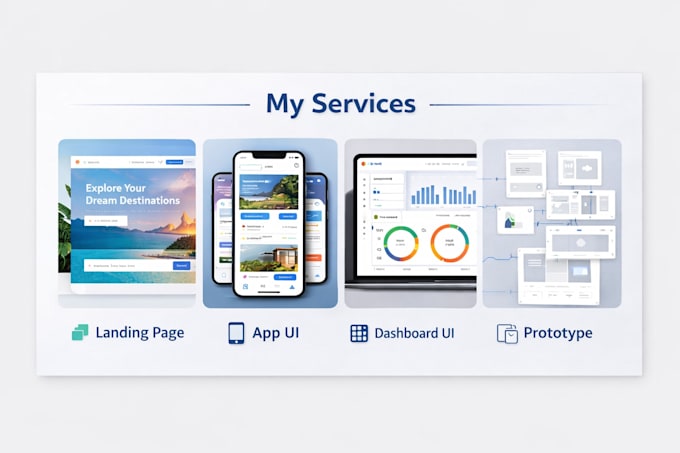 Design modern ui ux in figma for mobile app and website by ...