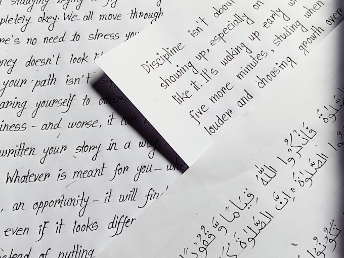 write beautiful handwritten notes and letters in cursive