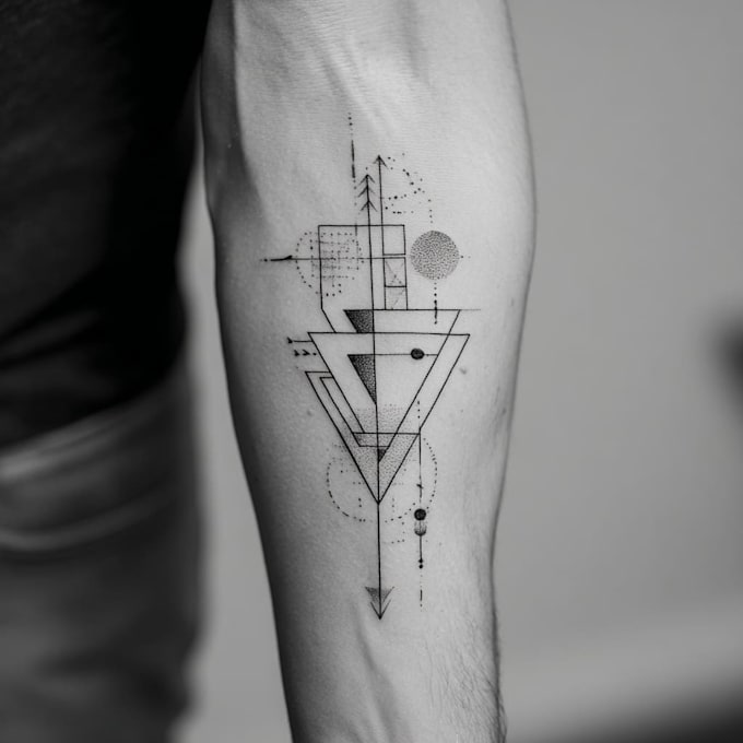 design geometric tattoo design