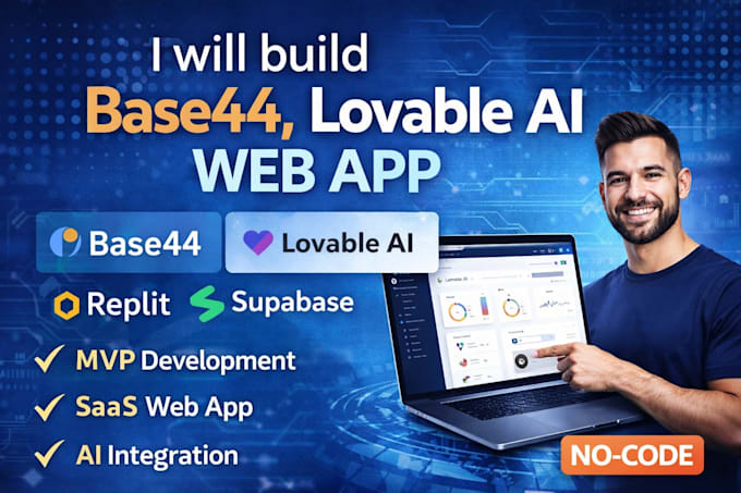 build base44, lovable ai web app
