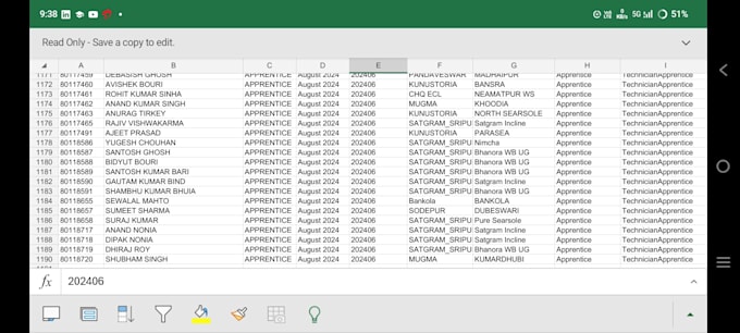 clean, format, merge, split excel data