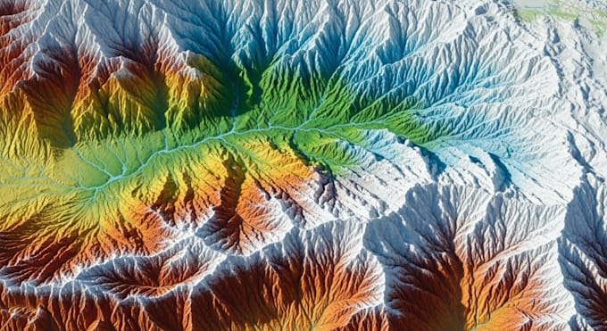 create shaded relief maps and stl 3d terrain models from real topography