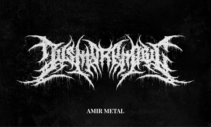 make your death metal, deathcore and black metal logo