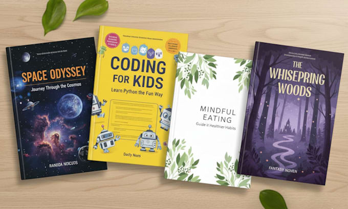 design professional book or ebook cover
