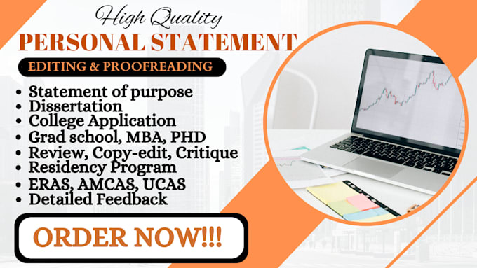 edit and proofread your personal statement, statement of purpose