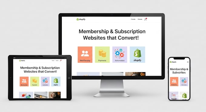 build high converting membership, subscription websites with saas integrations