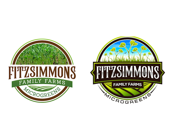 design luxury microgreen logo for your company