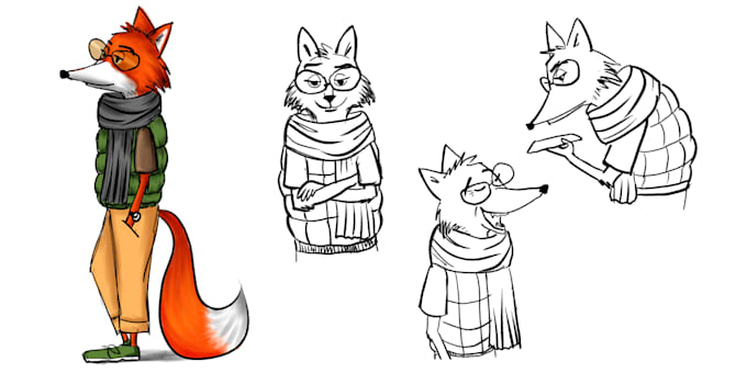 draw cute character design