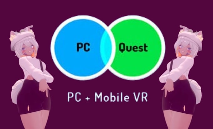 create and optimize a custom vrchat avatar with full rigging for PC or quest