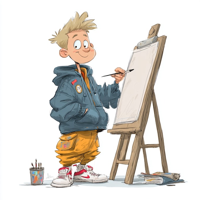 Draw cartoon character in comic style for you by Franclar | Fiverr