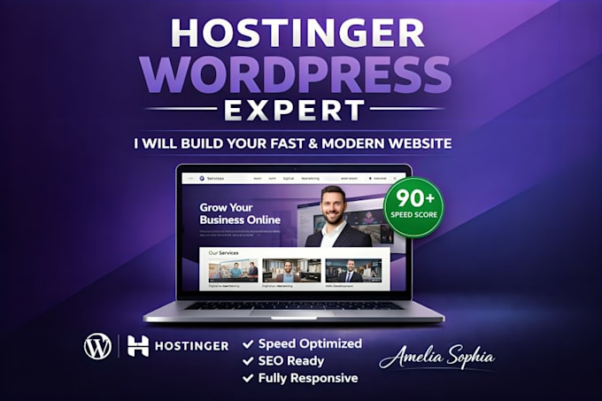 build hostinger website design wordpress redesign hostinger website development