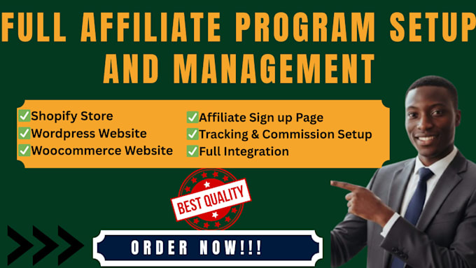 build and manage affiliate program for your website or shopify store