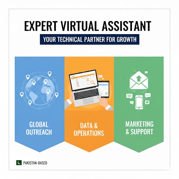 be your expert VA for project management and global outreach
