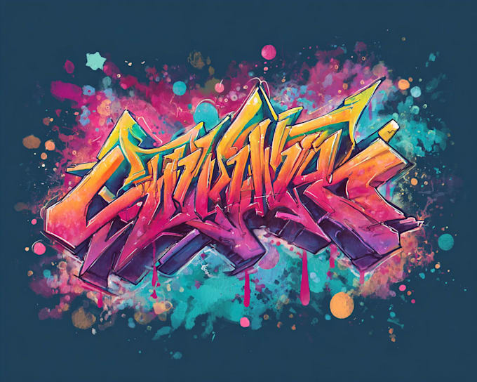 design cool graffiti art for your logo or name