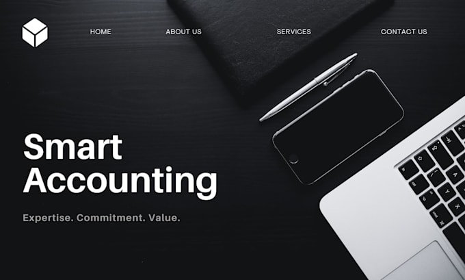 build squarespace accounting website finance service website bookkeeping website
