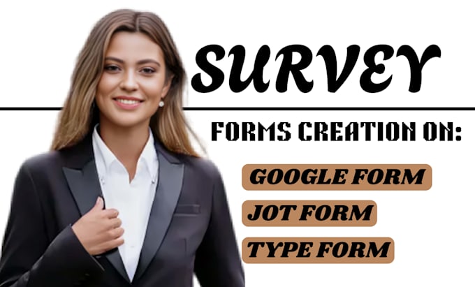 create online form using jotform, typeform, online survey