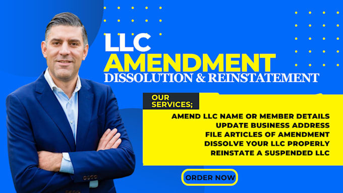 do US company formation llc amendment, dissolution, reinstatement or corporation