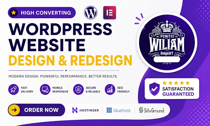 design ecommerce website on webstore, hostinger, bluehost or ionos