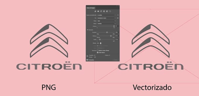 vectorizaré la imagen o el logotipo
