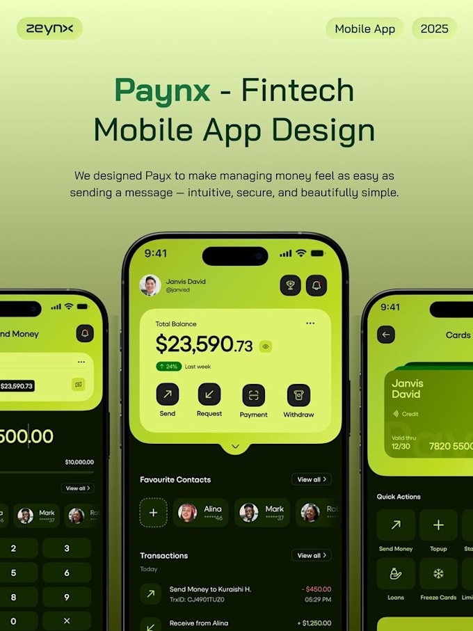 mobile app development fintech app decentralized app crypto wallet app loan app