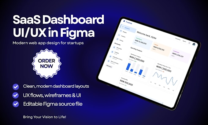 saas dashboard, figma design, design system, responsive design, website design