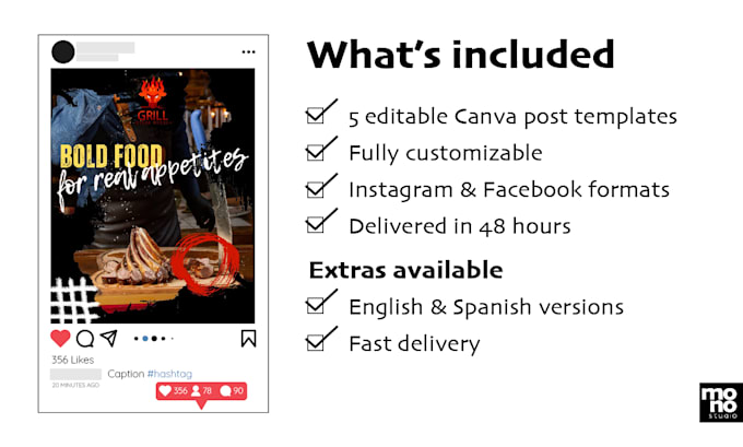 design editable canva social media templates