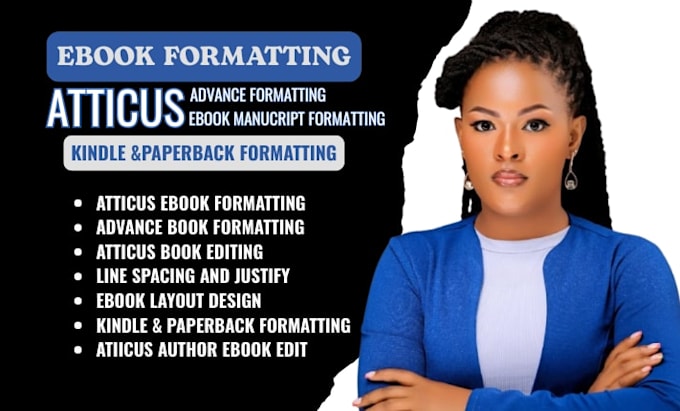do ebook formatting, atticus book formatting, kindle and print formatting