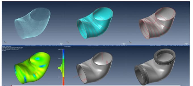 do mechanical reverse engineering and scan to cad 3d modeling in solidworks
