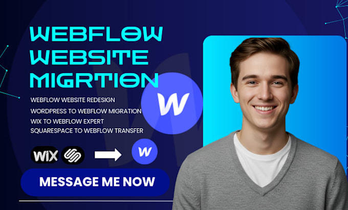 migrate wordpress to webflow wix squarespace to webflow redesign webflow website