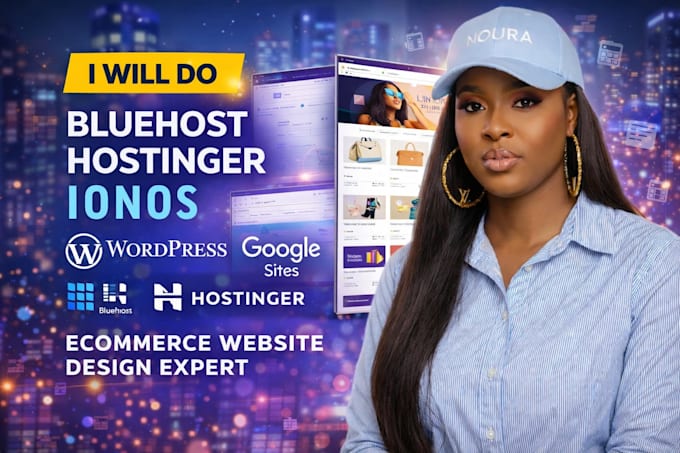 bluehost hostinger ionos wordpress ecommerce google site website design expert