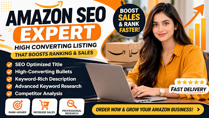 write high converting amazon SEO listing to boost ranking and sales